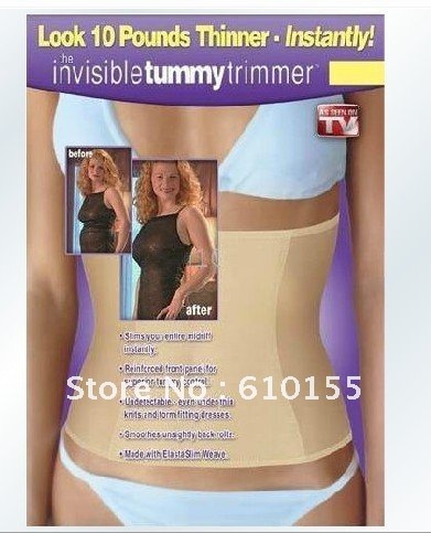 Free  shipping! Invisible Tummy Trimmer New Slimming Belt As Seen On TV 30pcs/lot  Slim Lift Body Shaper Wear Beauty M,L,XL,XXL