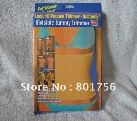 free shipping! Invisible Tummy Trimmer New Slimming Belt As Seen On TV 50pcs/lot