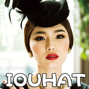 free shipping,IOUHAT  vintage fashion hat female woolen jazz hat summer beret for woman
