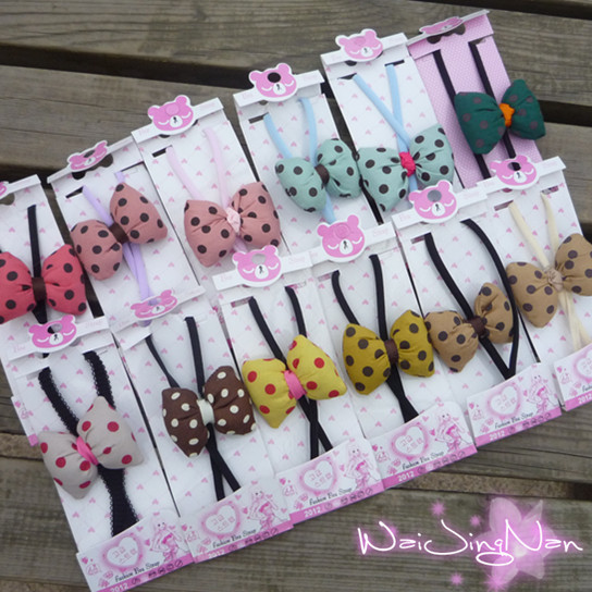 Free shipping J082 halter-neck dot bow underwear bra shoulder strap