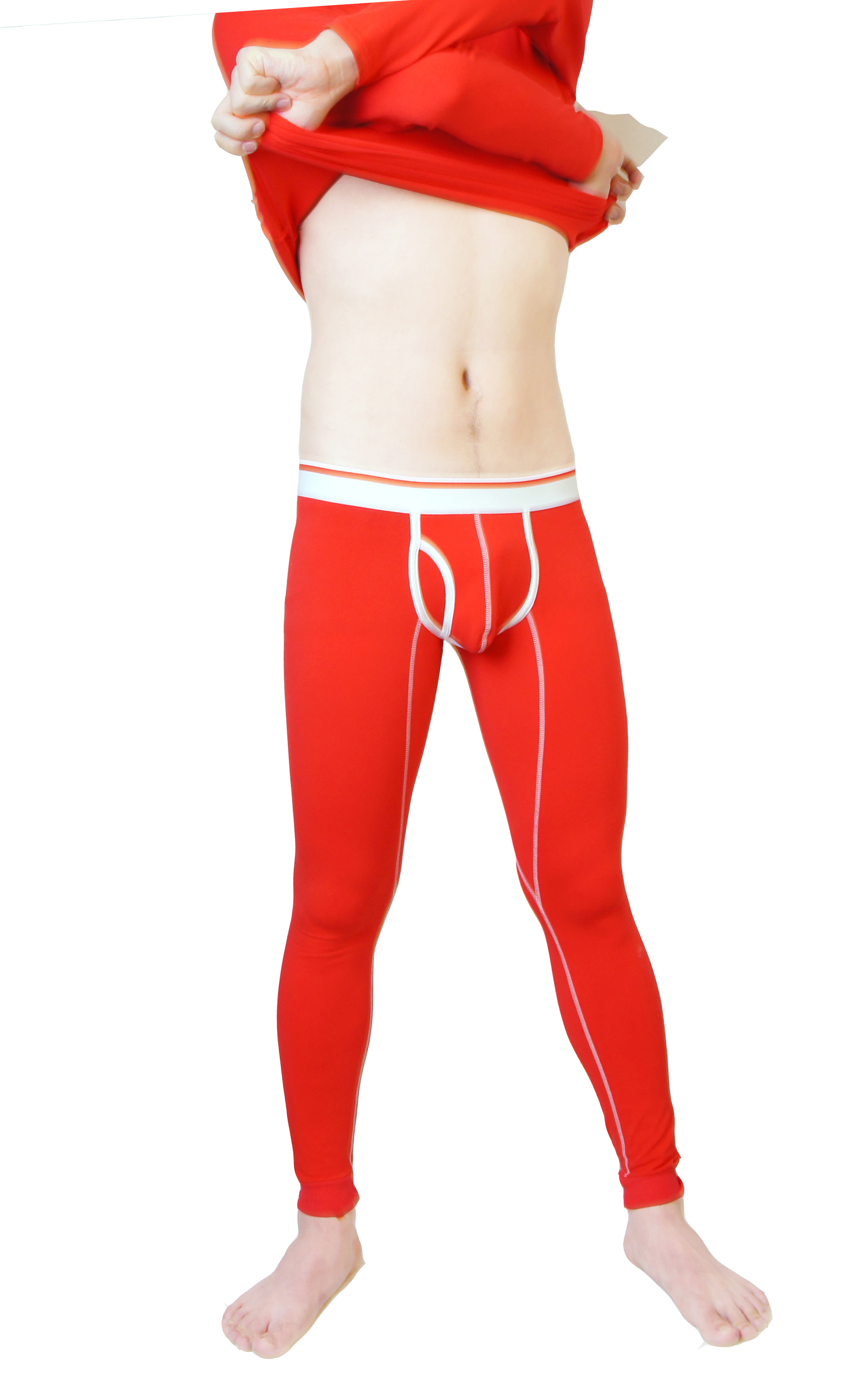 Free shipping Jackpopoo male thermal underwear set o-neck long johns long johns comfortable cold lounge