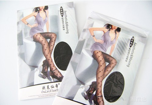 FREE SHIPPING Jacquard pantyhose