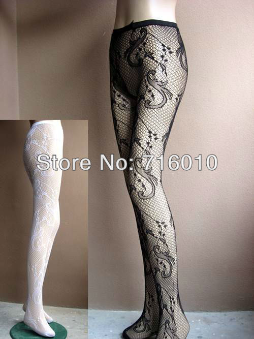 free shipping jacquard weave fishnet pantyhose Non open-crotch pantynose Tights leggings women sexy pantihose dragon pattern 370