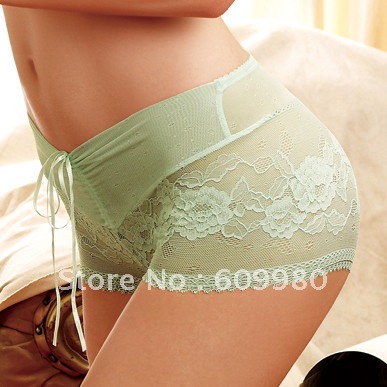 Free shipping,Jacqueline women's lingerie 100% cotton mid waist breathable hydroscopic seamless butt-lifting panties underwear