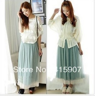 Free shipping!Janpa Popular Gauze Ball Gown  skirt  Threet color  Free size