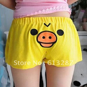 Free Shipping Kawaii Little Yellow Chicken Shorts beach pants,home shorts, pajama pants cartoon,casual shorts Retail