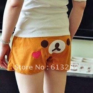 Free Shipping Kawaii Rilakkuma Bear Shorts Beach Pants,Home Shorts, Pajama Pants Cartoon,Casual Shorts Retail