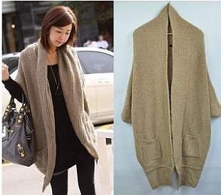 Free shipping, Korea, 2011,  2color sweater, Cloak-style elegant sweaters special sales sweater (Drop shipping support