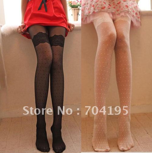 Free shipping! Korea's fashion Stockings!Sexy lace fishnet tights pantyhose