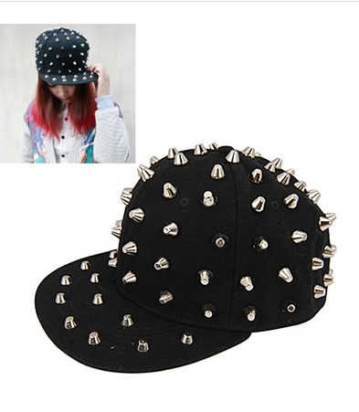 Free Shipping ! ! Korean Personality Punk Style Fashion Rivet Design Sun Hat