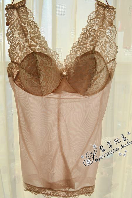 Free Shipping Lace abdomen drawing body shaping shaper shapewear wireless vest thin