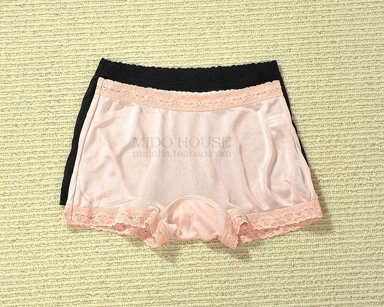 Free Shipping Lace Silk Comfortable  Women short  High Qulaity Underwear JF2815