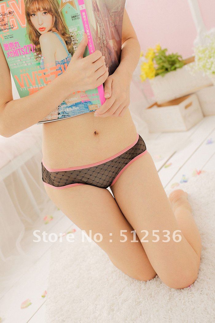 Free Shipping lace women panty,sexy thong,lingerie,colorful,one size