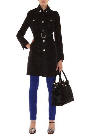 Free shipping Ladies' 2012 Newest Turn-down Collar Long Sleeve Slim Wind Coat (CP041)