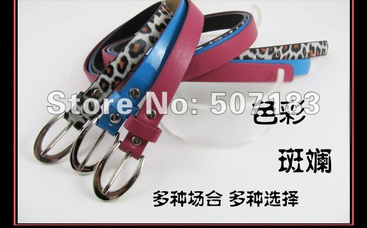 Free shipping ladies fashion PU leather belts women belts  promotion gift, top sell belt