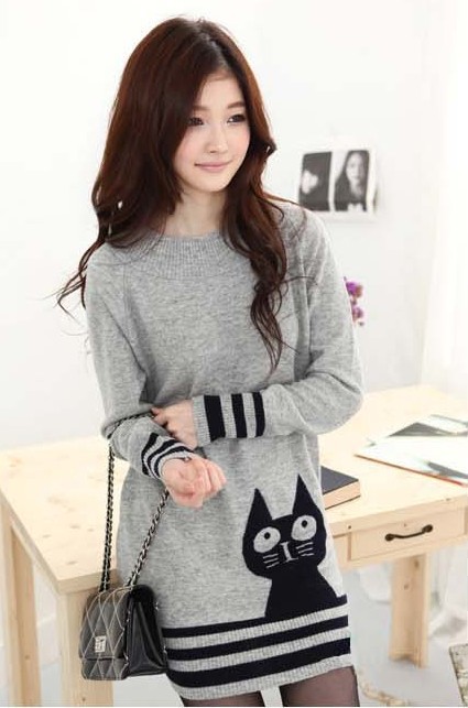 Free shipping, ladies fashion show thin coarse knitted dress ,whplesale/retail