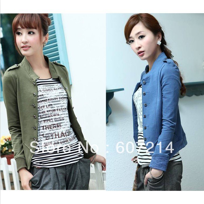 Free shipping ladies jacket / fashion jacket / short jacket 3 - color 4-size M, L, XL, XXL