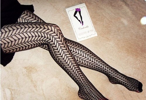 Free shipping Ladies pantyhose Black socks Sexy retro Tights H-A022