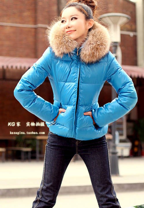 free shipping ladies short down candy color Korean slim thickened cotton-padded coats/winter lady coat