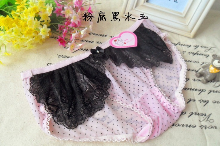 Free shipping  Ladies underwear underwear bowknot bud silk underwear wholesale cheaper