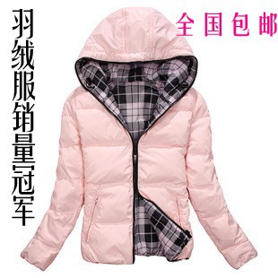 free shipping Lady brief paragraph hooded two sides wear coats