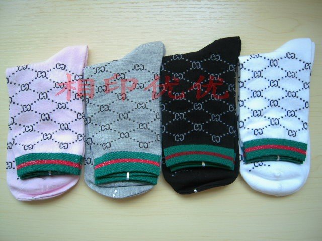 Free Shipping Lady cotton stockings  female  fashion warm socks 100%cotton middle socks  10 Pairs/Lot