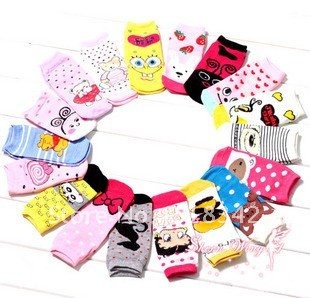 free shipping   Lady cotton three-dimensional cartoon adult short tube socks ship