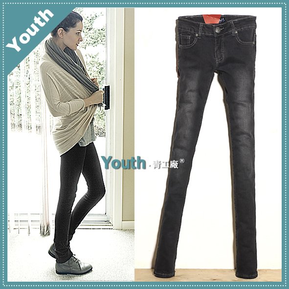 free shipping lady low waist pencil trousers/lady pants/slim jeans/designer brand jeans/denim180