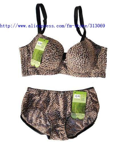 Free shipping, lady's lempard bra suit, lady bra suit,set/lot