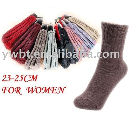 Free shipping lady's women winter wool warm socks 5.55/pair