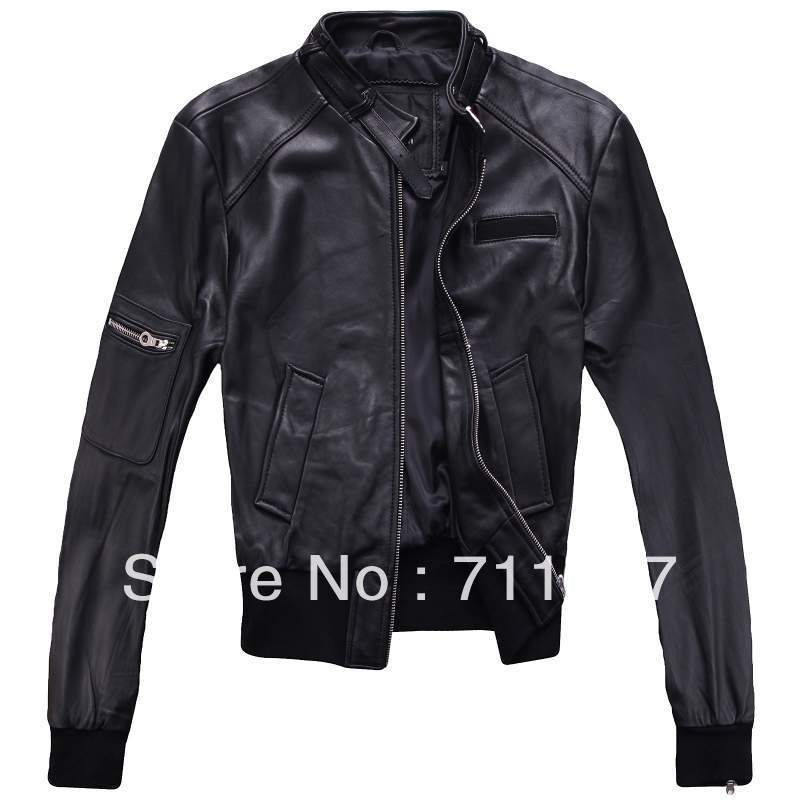 Free Shipping! Lady /Women's 100% Genuine  Leather Jacket.