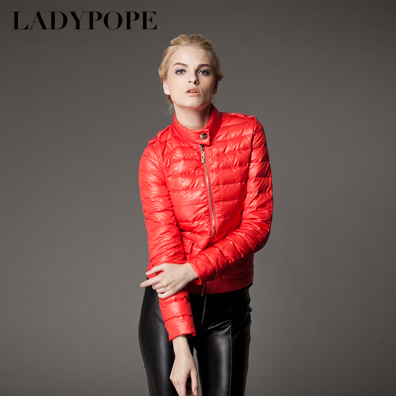 Free shipping Ladypope2012 autumn fashion outerwear fashion slim street down coat 21j020