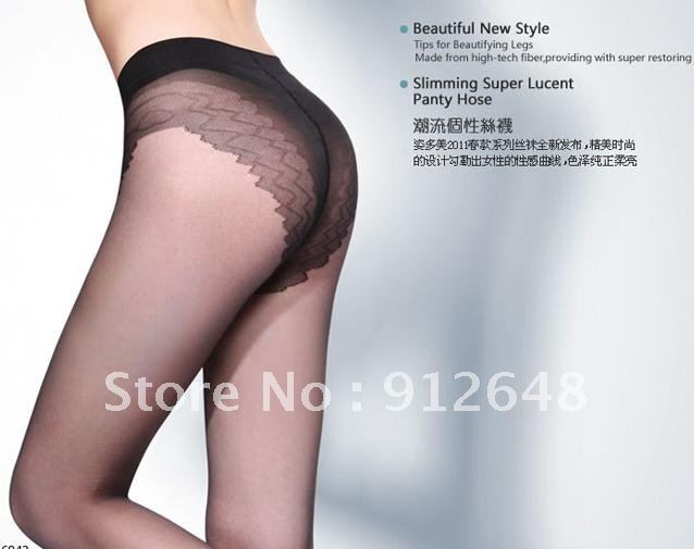 free shipping  LangSha filar socks ultra-thin sexy bikini bag lady core silky feel tights quality goods