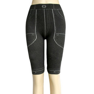 Free Shipping LANGSHA knee-length pants female fashion legging female summer comfortable slim l7475