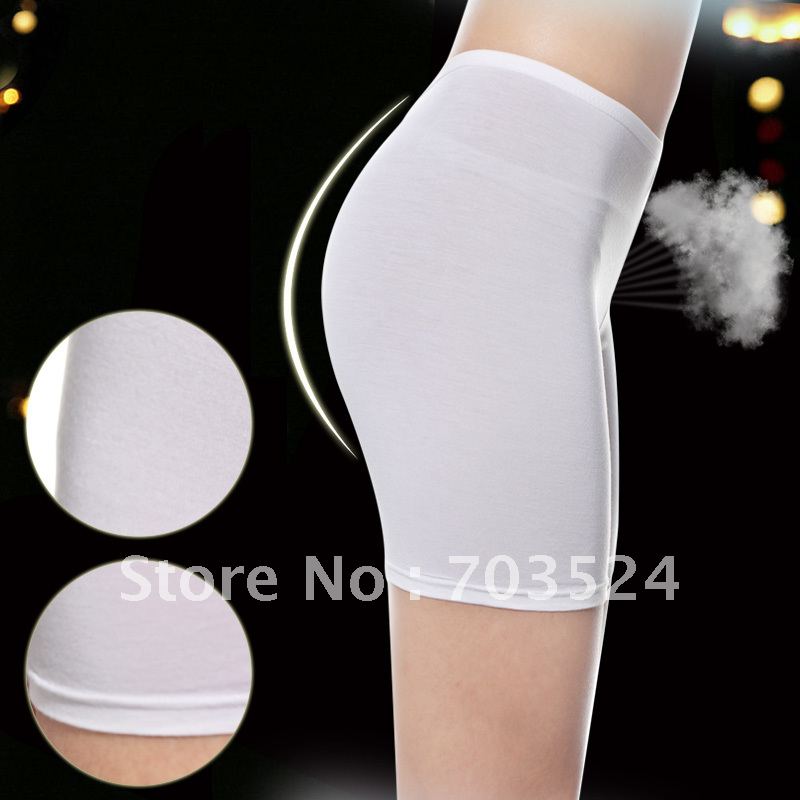 free shipping  large oversized safety pants bamboo fibre female panties legging