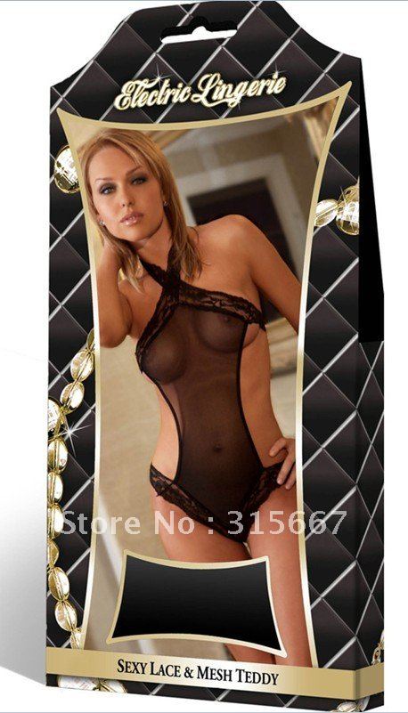 free shipping lastest model teddy  lingeries, costume  Sexy Lace &Mesh teddy L420