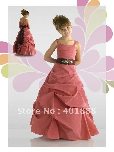 free shipping latest collection flower girl dresses