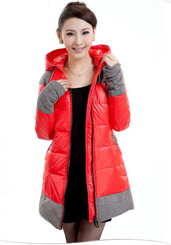 Free Shipping Latest Style Women Winter Down Cotton Coat Thick surcoat Overcoat Long Jacket Outerwear slim fit 1269