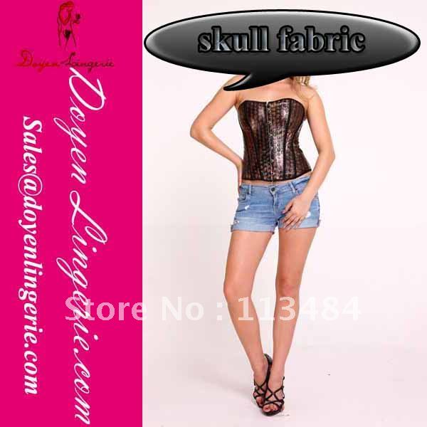 Free Shipping!Leather Open Hot Sex Women Photo Corset with T-thong Wholesale And Retail