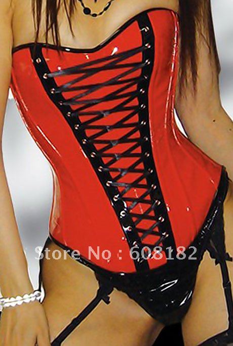 Free Shipping leather Sexy Lingerie  Corset Sexy Dress  Sensual Attire
