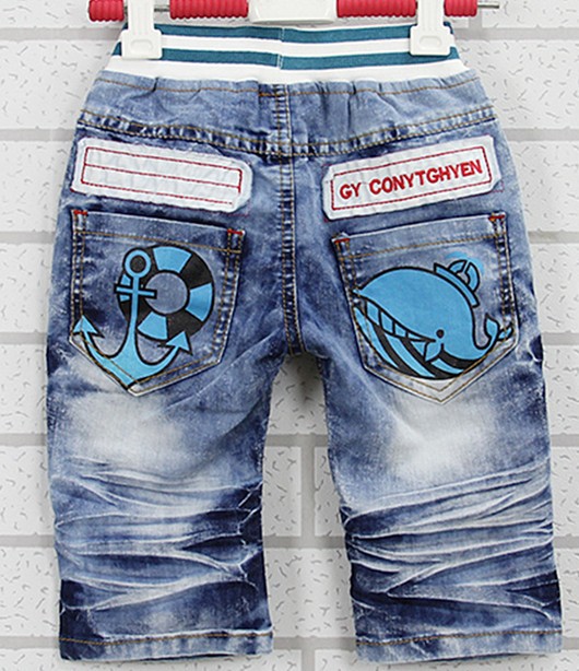 Free shipping LEQIER Children's denim pants child jeans for girls denim shorts girls clothes 2013 summer
