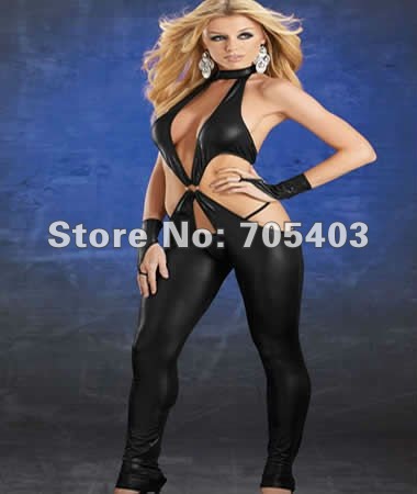 Free Shipping Lingerie Party Fancy Dress fashion CAT SUIT POLYESTER dance one size:S-M