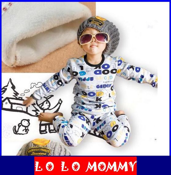Free Shipping [LoLo Mommy] Korean European Style Fashion Velvet Warm Cotton Winter Underwear Sleep Coat,80-120cm