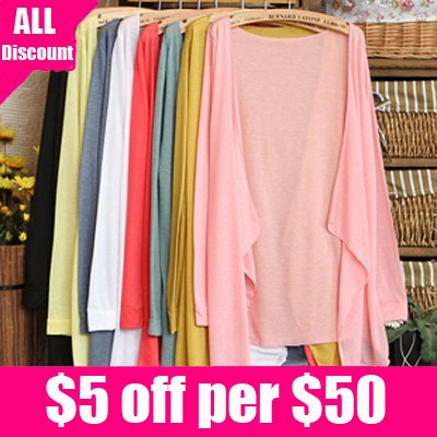 Free shipping Long-sleeved shirt prevent bask in clothes blouses for women 2012 Summer explosion of Big dress code 1 pcs/lot