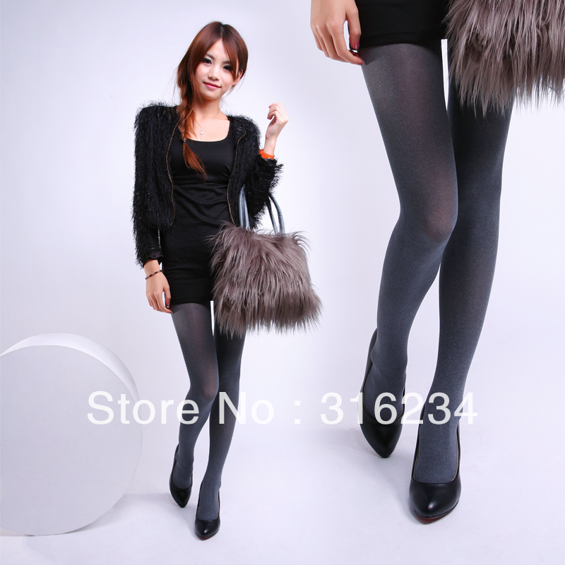 Free shipping Lovebox female thin gray pantyhose warm keeping stockings 60d basic ladies' tights