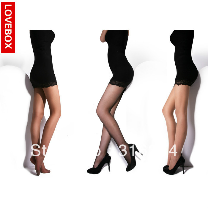 Free shipping Lovebox female ultra-thin transparent pantyhose ladies' stockings 15d pantyhose socks