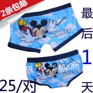 free shipping Lovers panties 100% cotton cartoon lovers underwear set male panties boxer shorts panty trigonometric sexy