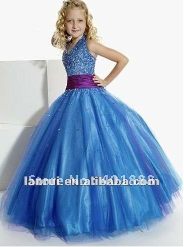 free shipping LR-C1887 2012 Hot Sale Childish Evening Gowns For Kids