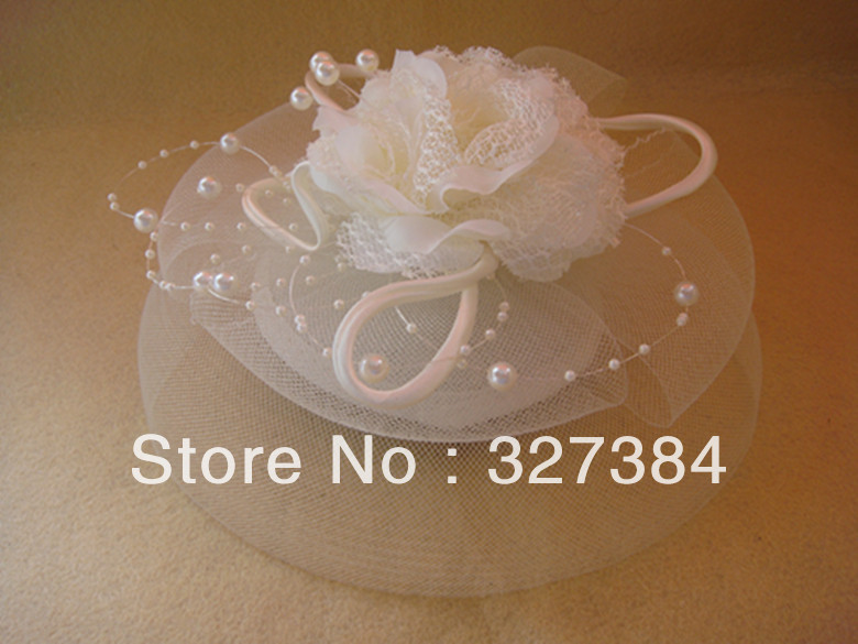 Free Shipping Luxurious Modern Fashion Tulle Fabric Bridal Hat/Wedding Bridal hat/Headpieces D224