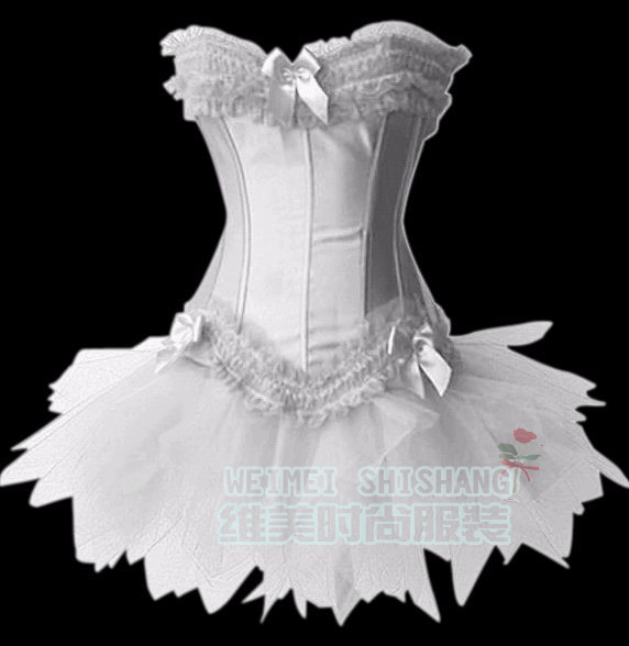 Free Shipping Luxury royal shapewear skirt vest corselets bone clothing shaper